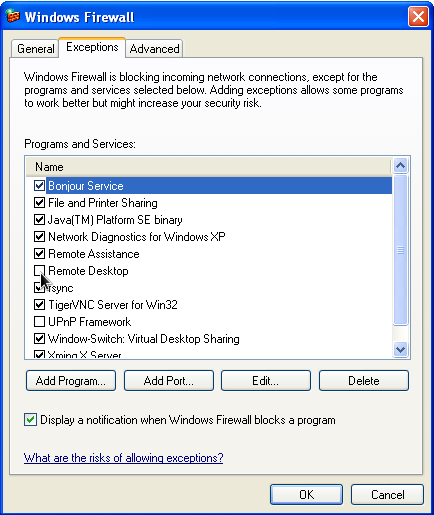 XP Firewall
